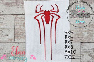 Spider - Fill Stitch - Machine Embroidery Design