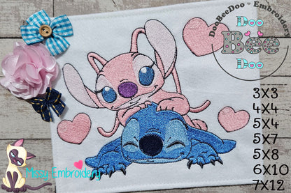 Galactic Sweethearts – Fill Stitch – Machine Embroidery Design