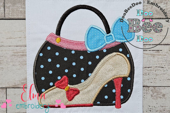 Purse and High Heels - Applique