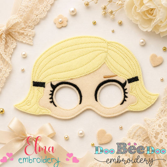 LOL Doll With Hair Clips Mask – Appliqué – ITH Project