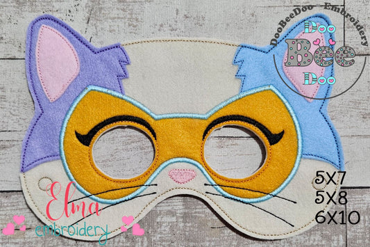 SuperKitties Buddy Mask – Appliqué – ITH Project