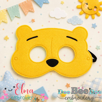 Winnie the Pooh Friends Masks Collection – Appliqué – ITH Project