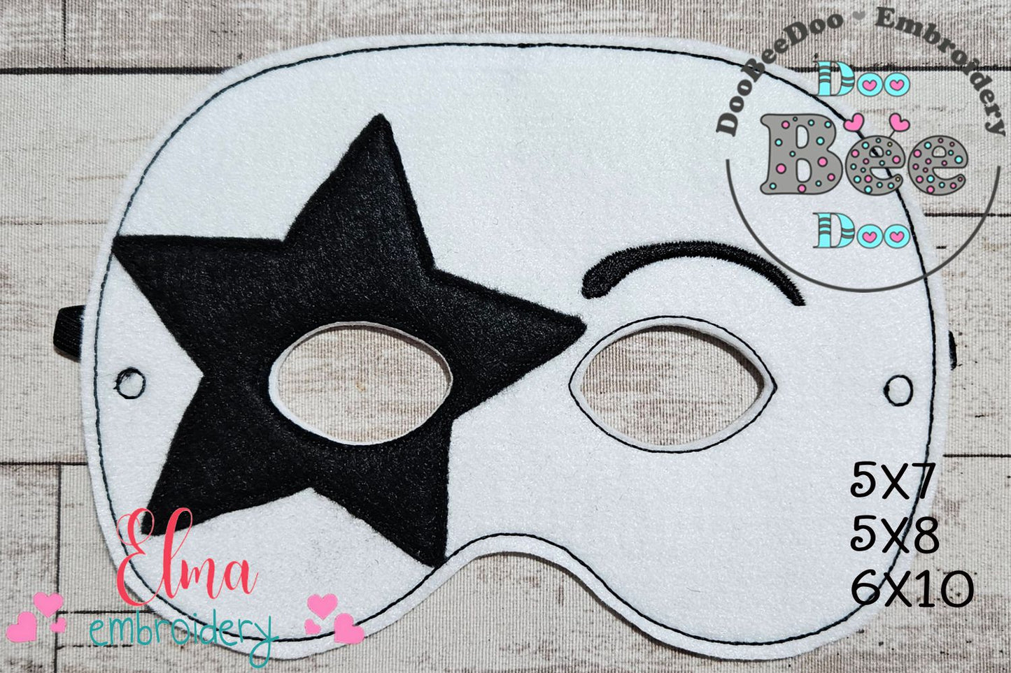 ✨ The Starchild Mask – Appliqué – ITH Project