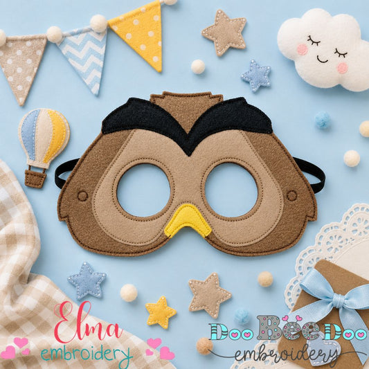 Owl From Winnie the Pooh Mask – Appliqué – ITH Project