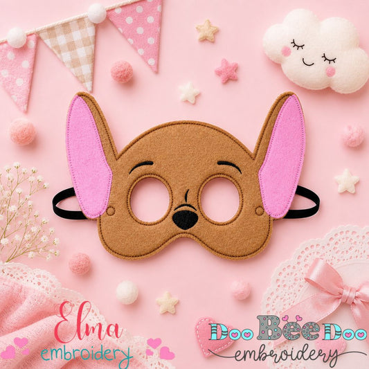 Kanga & Roo From Winnie the Pooh Mask – Appliqué – ITH Project