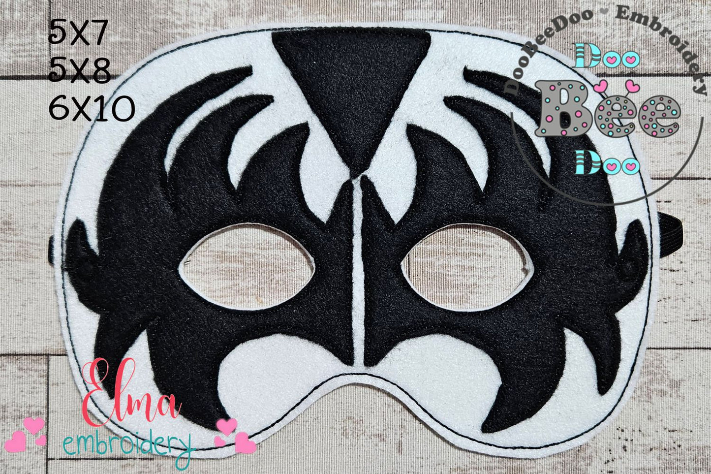 The Demon Mask – Appliqué – ITH Project 🎸🔥
