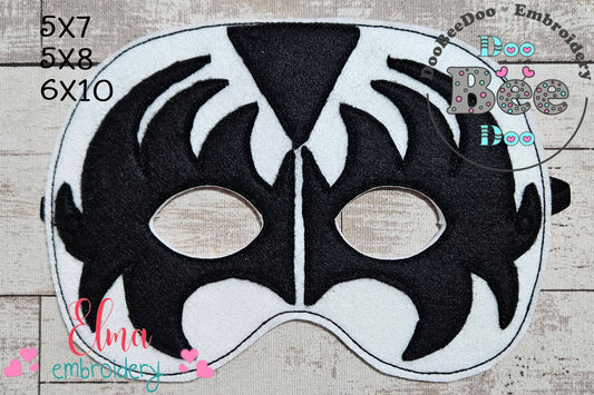 The Demon Mask – Appliqué – ITH Project 🎸🔥