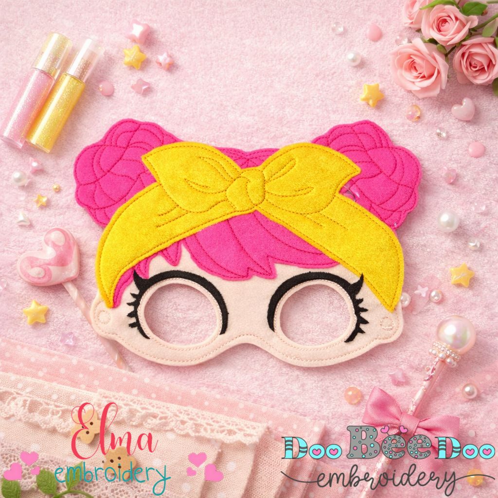 LOL Surprise Doll Mask – Appliqué – ITH Project
