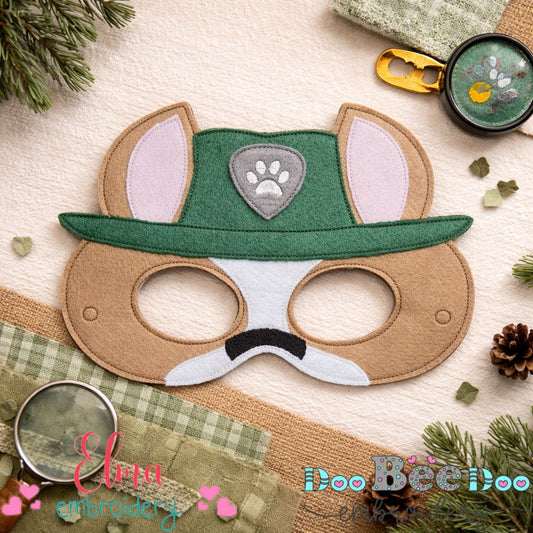 Tracker From Paw Patrol Mask – Appliqué – ITH Project