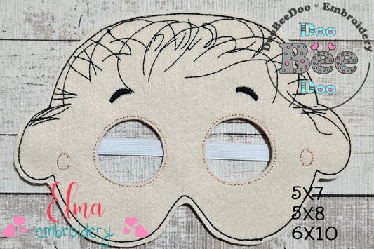 Pigpen Mask – Appliqué – ITH Project