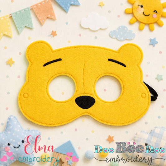 Winnie the Pooh Mask – Appliqué – ITH Project