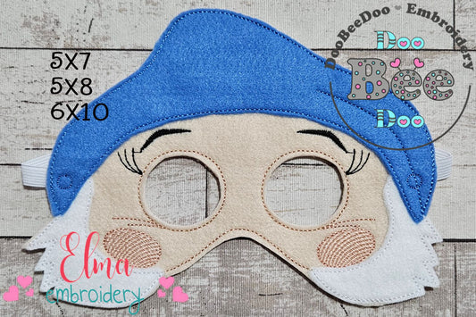 💙 Bashful Dwarf Mask – Appliqué – ITH Project