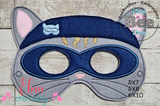 SuperKitties Cat Burglar Mask – Appliqué – ITH Project