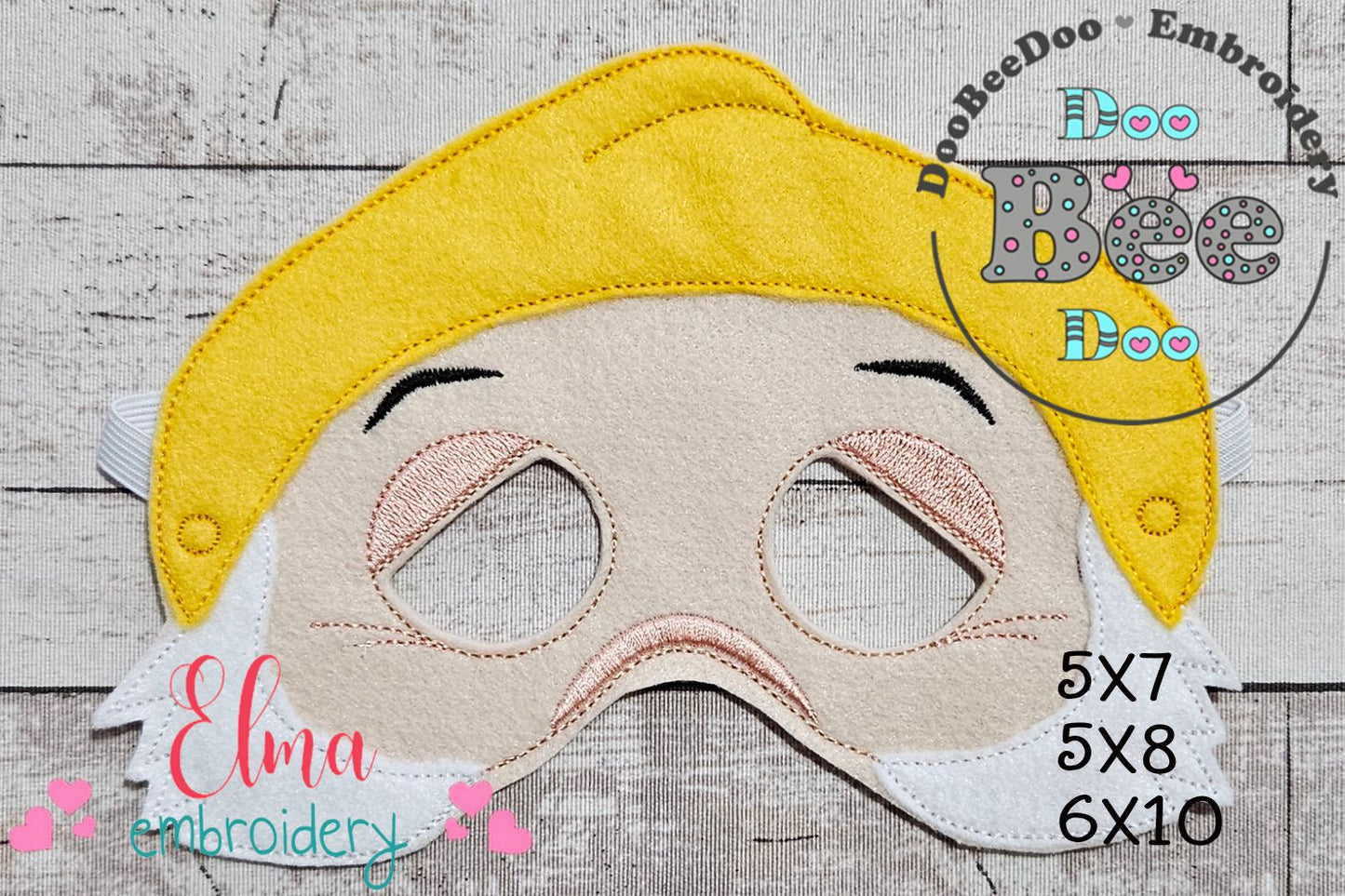 🤧 Sneezy Dwarf Mask – Appliqué – ITH Project