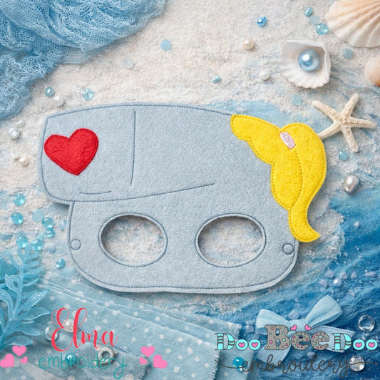 Pearl From SpongeBob Mask – Appliqué – ITH Project