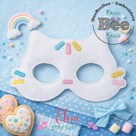 Cakey Cat From Gabby's Dollhouse Mask – Appliqué – ITH Project