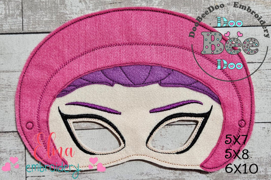 Hooded Rumi Mask – Appliqué – ITH Project