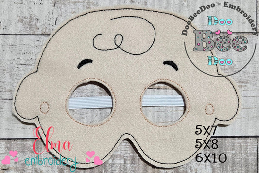 Charlie Brown Mask – Appliqué – ITH Project