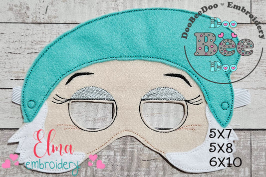 😴 Sleepy Dwarf Mask – Appliqué – ITH Project