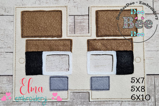 Minecraft Llama Mask – Appliqué – ITH Project 🦙✨