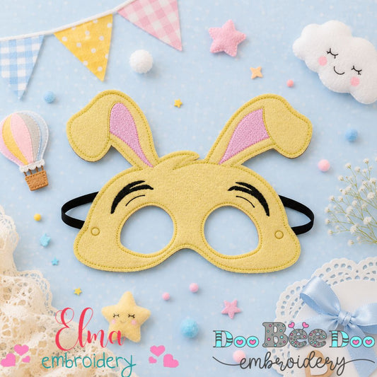 Rabbit From Winnie the Pooh Mask – Appliqué – ITH Project