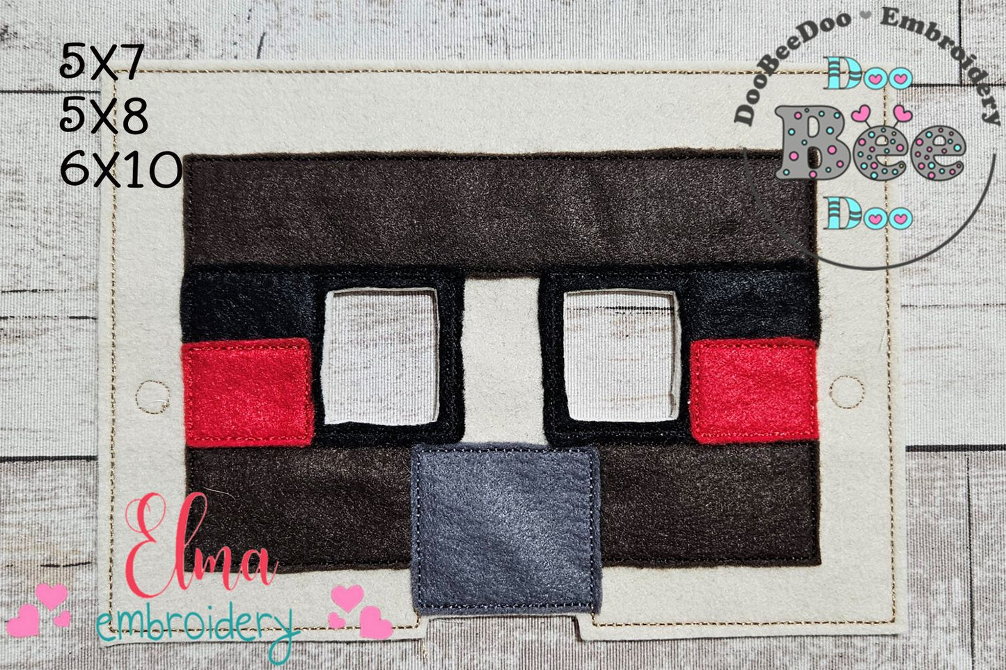 Minecraft Iron Golem Mask – Appliqué – ITH Project