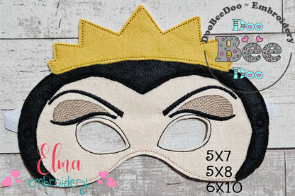Snow White Collection Mask – Appliqué – ITH Project