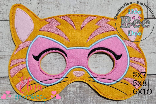 SuperKitties Ginny Mask – Appliqué – ITH Project