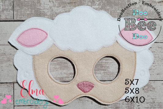 Sheep Mask – Appliqué – ITH Project
