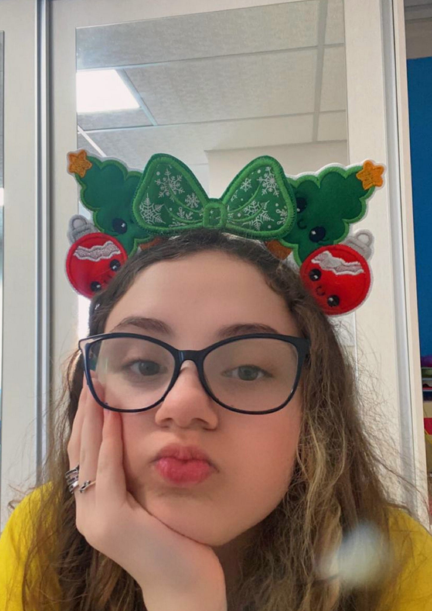 Christmas Tree Headband - ITH Project - Machine Embroidery Design