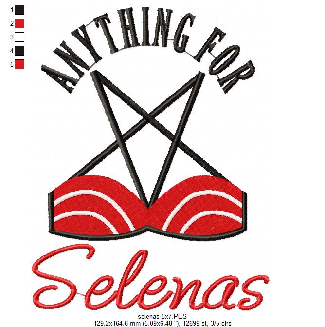 Anything for Selena's - Fill Stitch Embroidery