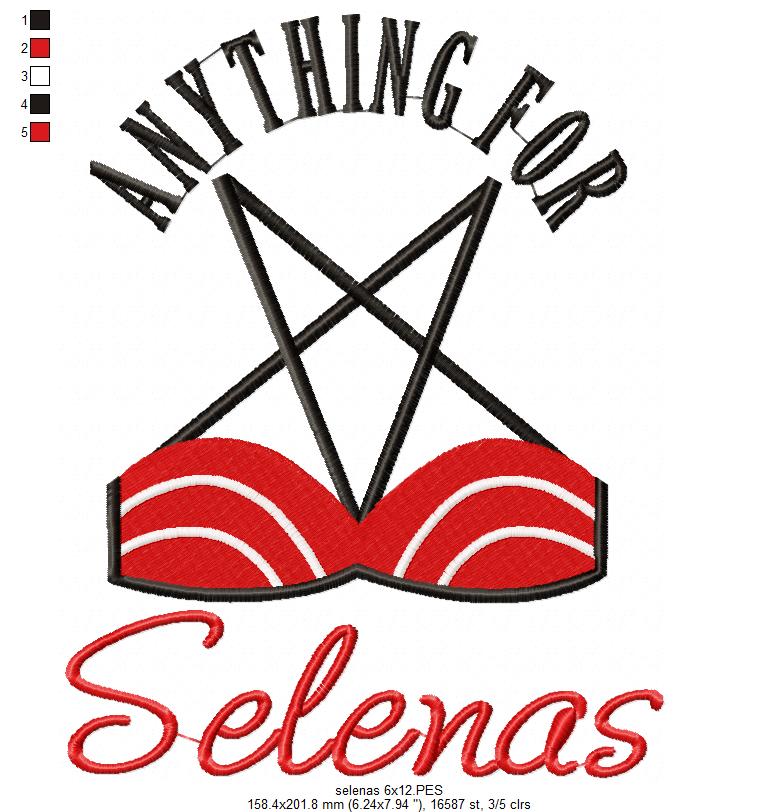 Anything for Selena's - Fill Stitch Embroidery