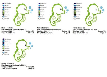 Complete Mermaid Collection Set – Appliqué – Machine Embroidery Design