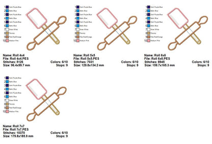Baking Essentials - Appliqué - Machine Embroidery Design