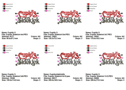 Cupid’s Sidekick - Fill Stitch – Machine Embroidery Design