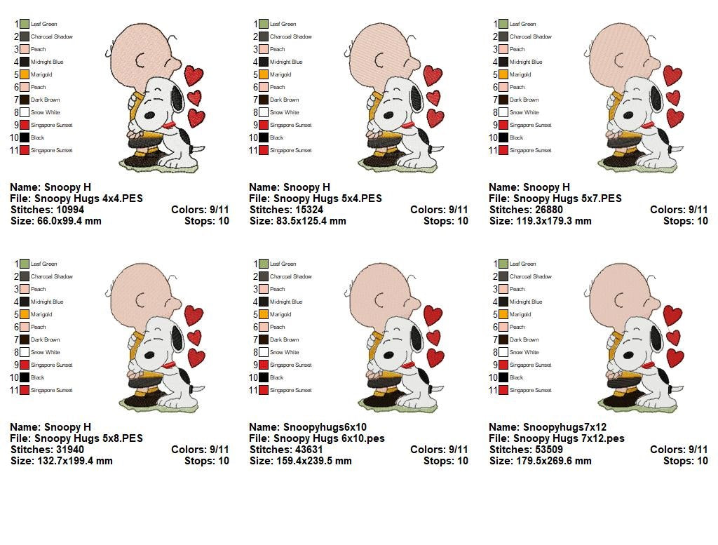 Sweetest Hug Ever! 💘🐕 – Fill Stitch – Machine Embroidery Design