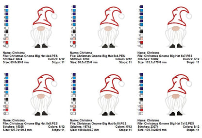 Christmas Gnome Collection - Fill, Sketch & Applique - Machine Embroidery Design