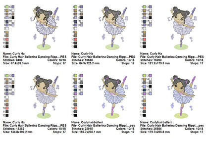 Sweet Ballet Besties Collection - Sketch Stitch - Machine Embroidery Design