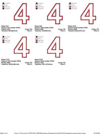 Happy New Year 2025 with Clock - ITH Project - Machine Embroidery Design