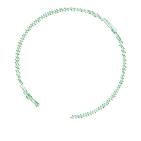 100% Vegan - Fill Stitch-Machine Embroidery Design