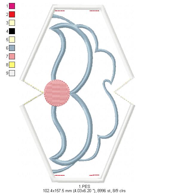 Santa Claus Face Mask - ITH Project - Machine Embroidery Design