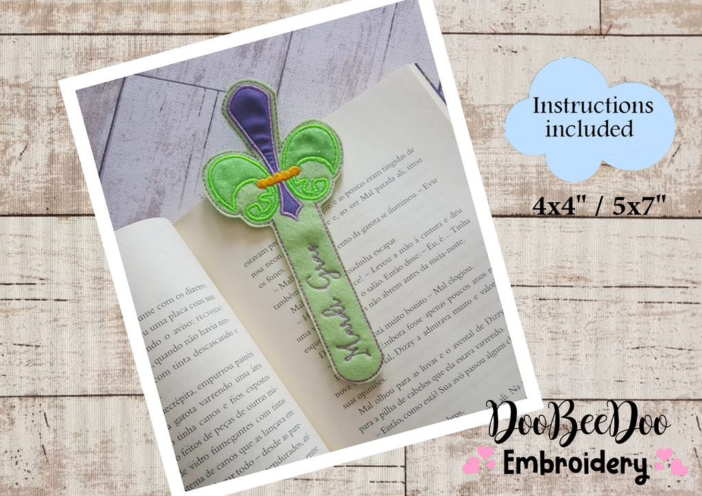 Mardi Gras Bookmarker -  ITH Project - Machine Emboidery Design