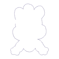 Thanksgiving Turkey Give Thanks Door Ornament - ITH Project - Machine Embroidery Design