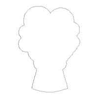 Granny as Sweet as Sugar Chef Girl Dish Cloth Holder - ITH Project - Machine Embroidery Design