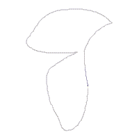 Easter Bunny Girl with Carrot Vase Ornament - ITH Project - Machine Embroidery Design