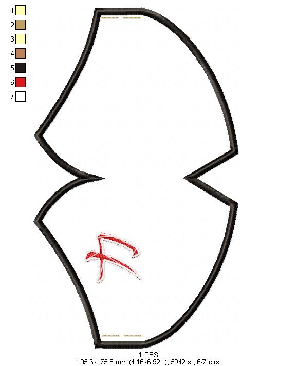 Face Mask Force - ITH Project - Machine Embroidery Design