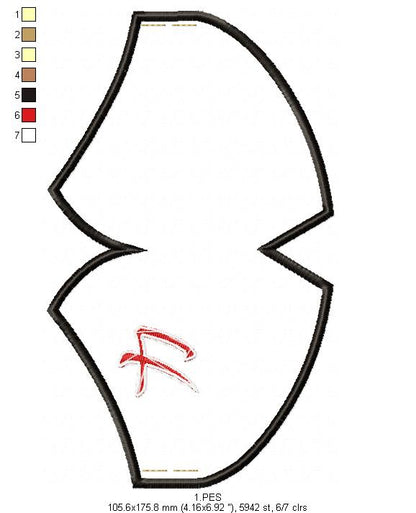 Face Mask Force - ITH Project - Machine Embroidery Design