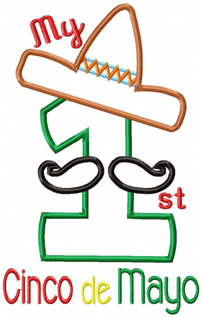 My 1st Cinco de Mayo - Applique