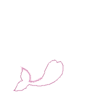 1st Grade Mermaid - Applique-Machine Embroidery Design