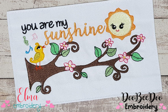 You Are My Sunshine - Fill Stitch